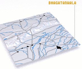 3d view of Bhāgatānwāla