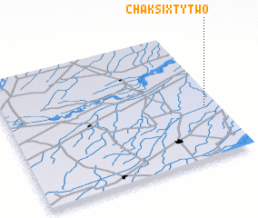 3d view of Chak Sixty-two