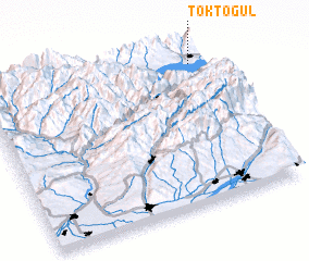 3d view of Toktogul