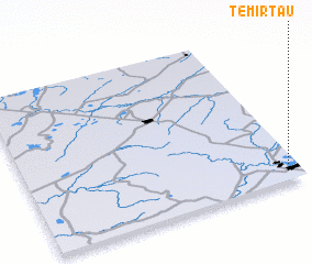 3d view of Temirtau