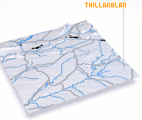 3d view of Thilla Kalān