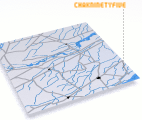 3d view of Chak Ninety-five