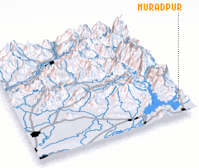 3d view of Murādpur