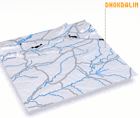 3d view of Dhok Dālim