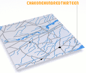 3d view of Chak One Hundred Thirteen