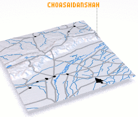 3d view of Choa Saidān Shāh