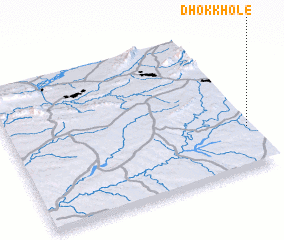 3d view of Dhok Khole