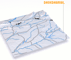 3d view of Dhok Dhamiāl