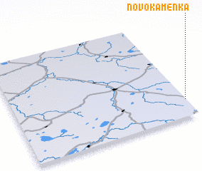 3d view of Novokamenka