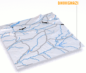 3d view of Dhok Ghāzi