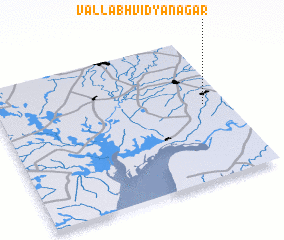 3d view of Vallabh Vidyanagar