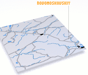 3d view of Novomoskovskiy