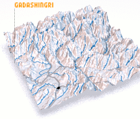 3d view of Gada Shingri