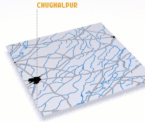 3d view of Chughālpur