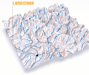 3d view of Landi Shāh