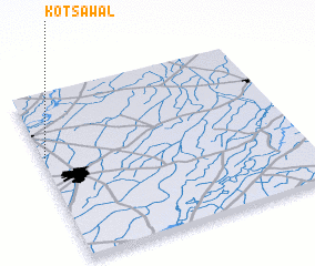 3d view of Kot Sāwal