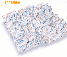 3d view of Sar Bānda