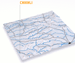 3d view of Chikhli