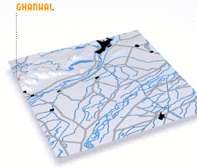 3d view of Ghanwāl