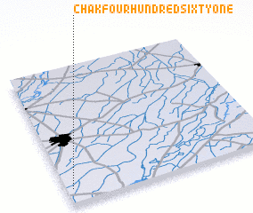 3d view of Chak Four Hundred Sixty-one