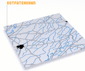 3d view of Kot Fateh Khān