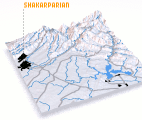 3d view of Shakar Pariān