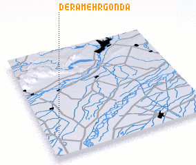 3d view of Dera Mehr Gonda