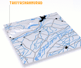 3d view of Takiya Shāh Murād