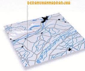 3d view of Dera Muhammad Rānjha