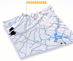 3d view of Dhok Mehrāb