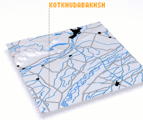 3d view of Kot Khuda Bakhsh