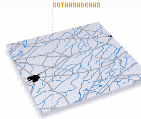 3d view of Kot Ahmad Khān