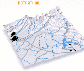 3d view of Kot Hathiāl