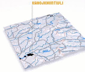 3d view of Kahoj Khuntivli