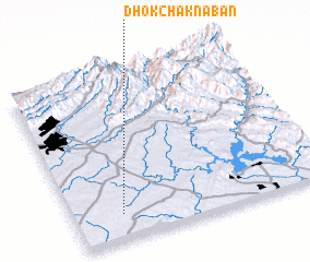 3d view of Dhok Chak Nāban