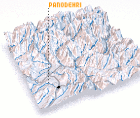 3d view of Pāno Dehri