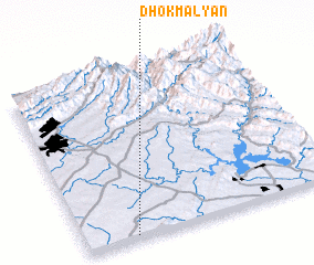 3d view of Dhok Malyān