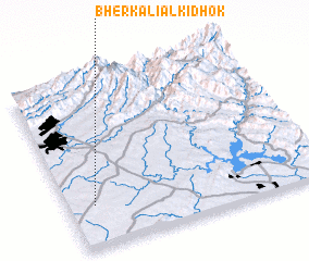 3d view of Bher Kaliāl ki Dhok