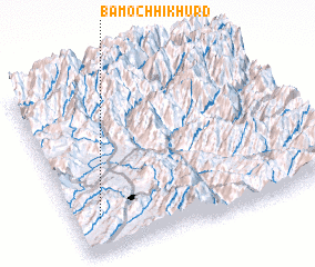 3d view of Bamochhi Khurd