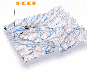 3d view of Kara-Sadak