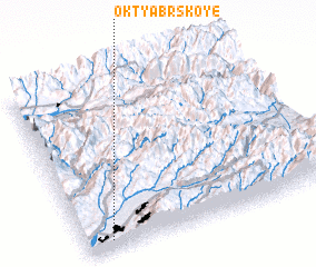 3d view of Oktyabrʼskoye