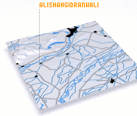 3d view of Ali Shāh Gidrānwāli