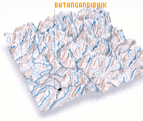 3d view of Batangāndi Baik