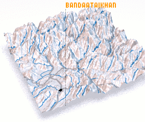 3d view of Bānda Atāi Khān