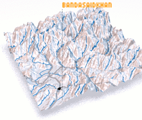 3d view of Bānda Said Khān