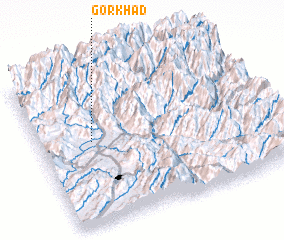 3d view of Gorkhad