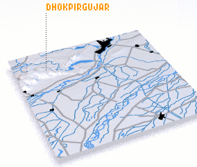 3d view of Dhok Pīr Gujar