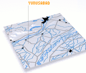 3d view of Yūnusābād