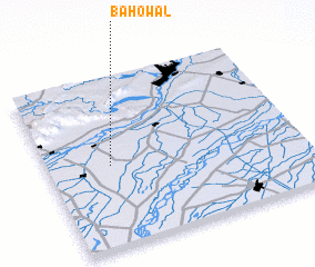 3d view of Bāhowāl