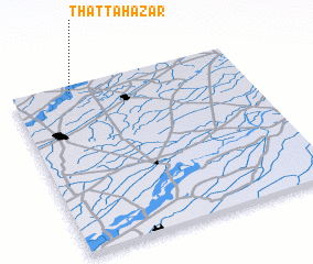 3d view of Thatta Hazār